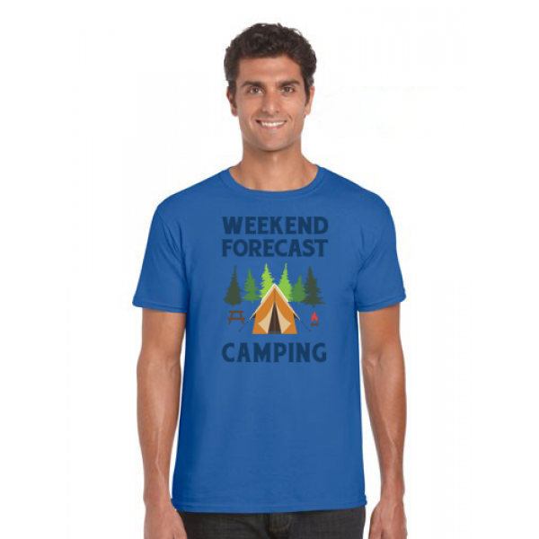 Weekend Forecast Camping T-Shirt